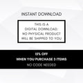 DIY Instant Download Editable